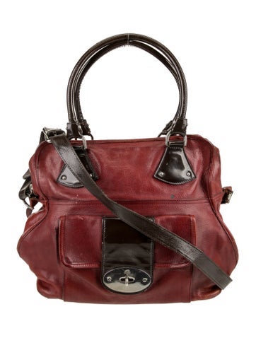 Mulberry Handle Bags Leather Top Bag
