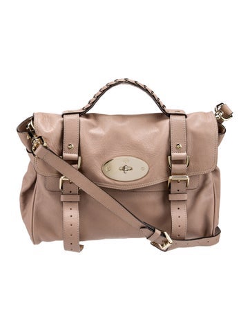 Mulberry Handle Bags Leather Top Bag
